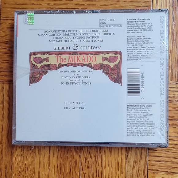 The Mikado Gilbert & Sullivan CD set - Picture 3 of 3